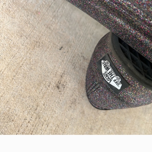 Super glittery disco ball Vans holographic sneakers - Picture 4 of 8